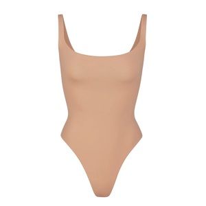 NWT Skims Fits Everybody Square Neck Thong Bodysuit in Ochre Women’s M
